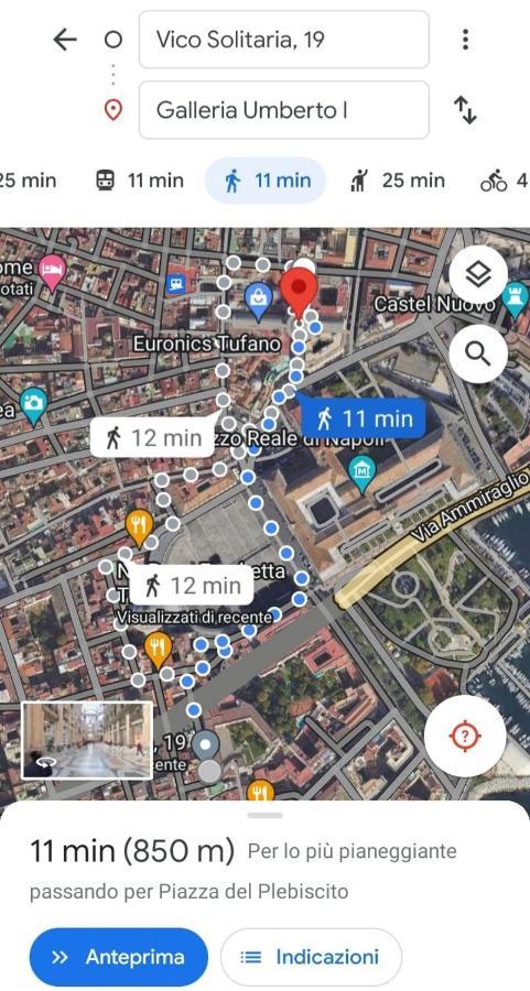 Palizzi'S Home Behind Plebiscite Square Νάπολη Εξωτερικό φωτογραφία